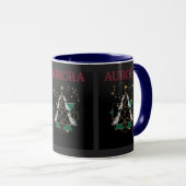 AURORA – Christmas Vector Mug for Winter Holidays (Devant droit)