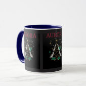 AURORA – Christmas Vector Mug for Winter Holidays (Devant gauche)