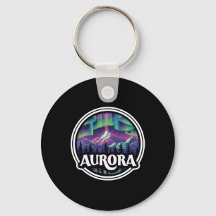 Aurora Colorado Rock Mountains Co Skiën Winter De Sleutelhanger