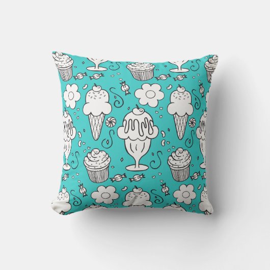 Aurora Coloring Pillow Kussen (Voorkant)