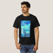 Aurora Dans Les Vallées Closeup T-Shirt (Devant entier)