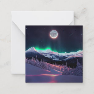 Aurora droomt notitiekaartje