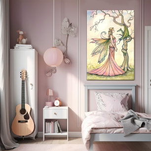 Aurora en de Draak Fee Kunst door Molly Harrison Poster