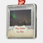 Aurora en de ster op de berg ornament (Links)