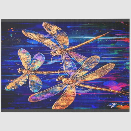 Aurora Flight Tissue Decoupage Papier (Voorkant)