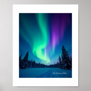 Aurora Glow – Affiche des Aurores Boréales