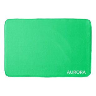 Aurora groene kleur naam badmat