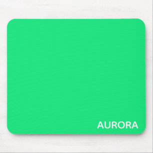 Aurora groene kleurnaam muismat