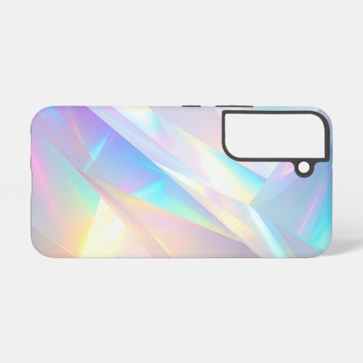 Aurora Holographic Crystal Samsung Galaxy Hoesje (Achterkant horizontaal)