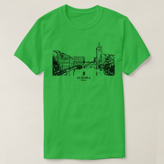 Aurora Illinois TShirt 3 (Design devant)