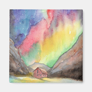 Aurora in de vallei magneet