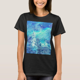Aurora in Valleys T-shirt