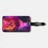 Aurora-Inspired Luxury Art Bagagelabel (Achterkant horizontaal)