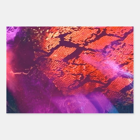 Aurora-Inspired Luxury Art Inpakpapier Vel (Voorkant)