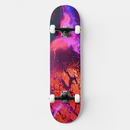 Aurora-Inspired Luxury Art Skateboard (Voorkant)