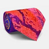 Aurora-Inspired Luxury Art Stropdas (Opgerold)