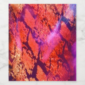 Aurora-Inspired Luxury Art Wijn Etiket (Enkel label)