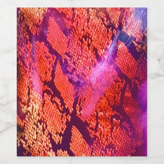 Aurora-Inspired Luxury Art Wijn Etiket (Enkel label)