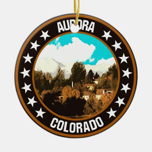 Aurora Keramisch Ornament (Voorkant)