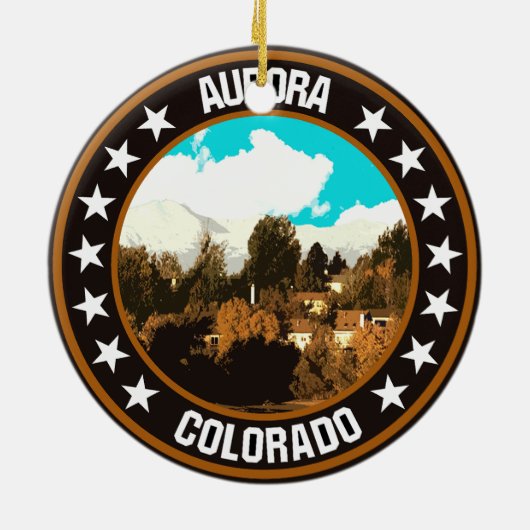 Aurora Keramisch Ornament (Achterkant)