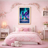 Aurora Letter K Poster | Kunst van het noorderlich Perfect Poster