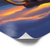 Aurora Letter L Poster | Kunst van het Noorderlich Perfect Poster (Hoek)