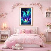 Aurora Letter N Poster | Kunst van het Noorderlich Perfect Poster