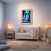 Aurora Letter O Poster | Kunst van het noorderlich Perfect Poster