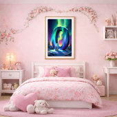 Aurora Letter O Poster | Kunst van het noorderlich Perfect Poster