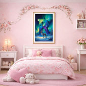 Aurora Letter R Poster | Kunst van het Noorderlich Perfect Poster