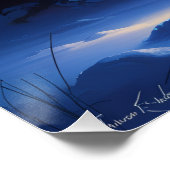 Aurora Letter S Poster | Kunst van het Noorderlich Perfect Poster (Hoek)