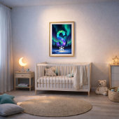 Aurora Letter S Poster | Kunst van het Noorderlich Perfect Poster