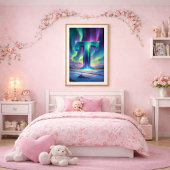 Aurora Letter T Poster | Kunst van het Noorderlich Perfect Poster