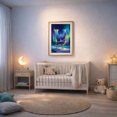 Aurora Letter W Poster | Kunst van het Noorderlich Perfect Poster