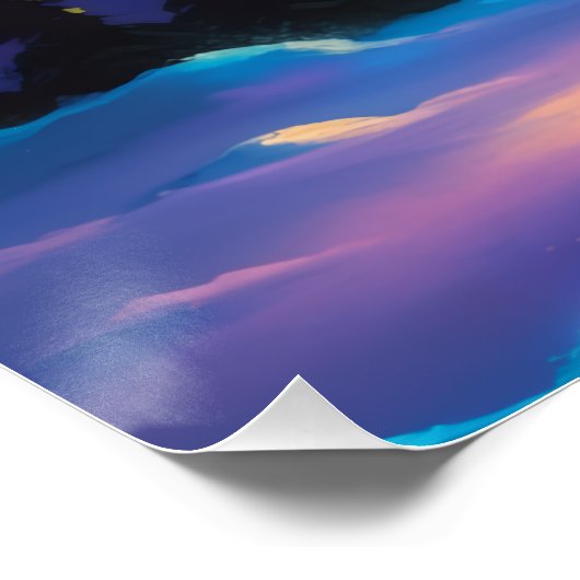 Aurora Lettre A Affiche | Impression d'art des aur (Coin)