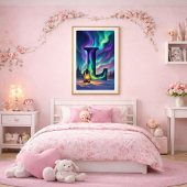 Aurora Lettre L Affiche | Art des Aurores Boréales