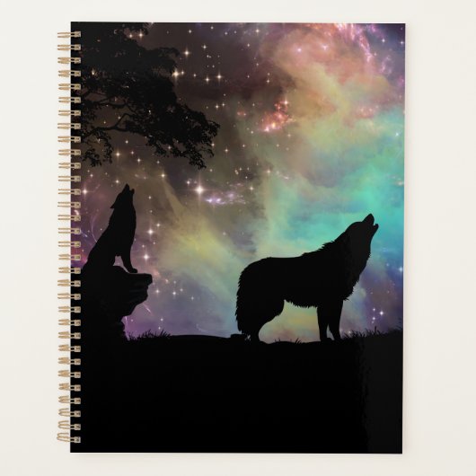 Aurora licht met wolven planner (Voorkant)