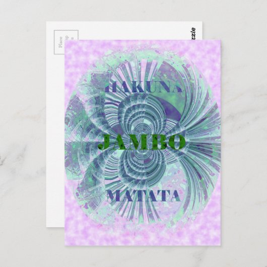 Aurora Matata Art Print Briefkaart (Voorkant / Achterkant)