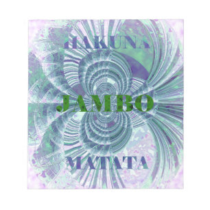 Aurora Matata Art Print Notitieblok