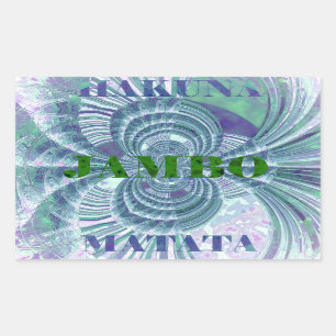 Aurora Matata Art Print Rechthoekige Sticker