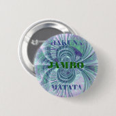 Aurora Matata-kunstprint Ronde Button 5,7 Cm (Voorkant /achterkant)