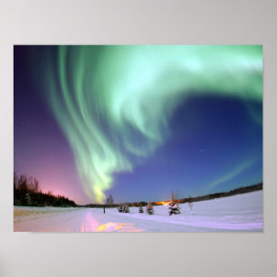 Aurora - Mooie noordelijke lichten Poster