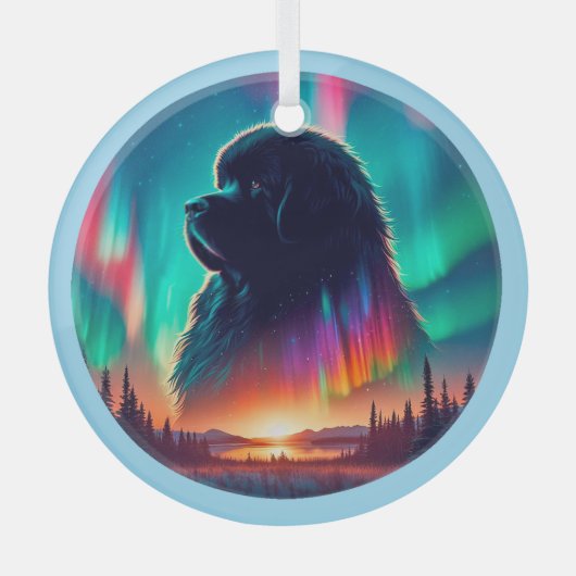 Aurora Newfoundland Dog Ornament  (Voorkant)