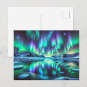 Aurora Nightscape - Carte postale (Devant / Derrière)