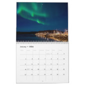 Aurora Noorderlicht Scandinavische poolhemel Kalender (Jan 2026)