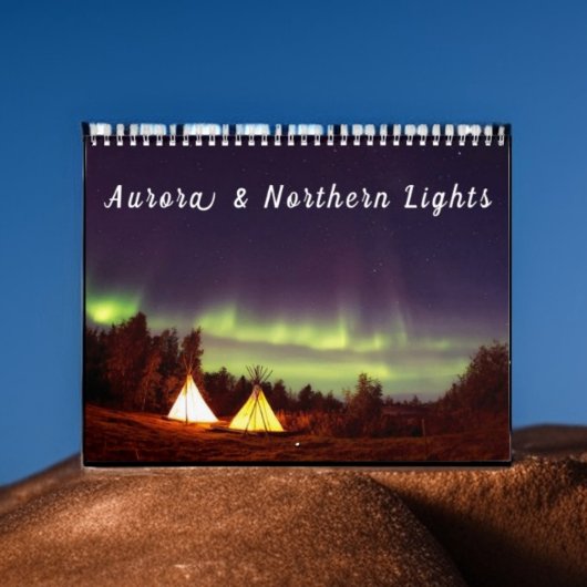Aurora Noorderlicht Scandinavische poolhemel Kalender