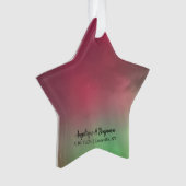Aurora Northern Southern Lights Ornament (voorkant)