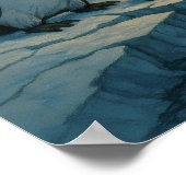 Aurora Penguins Comic - Grappige grap over klimaat Poster (Hoek)