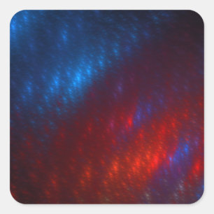 Aurora Pulse Vierkante Sticker