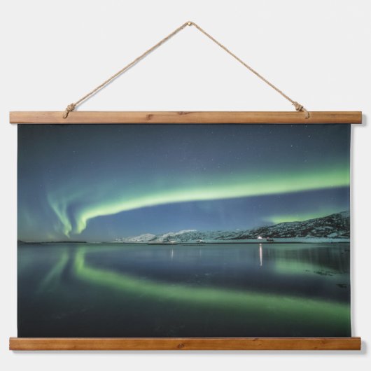 Aurora Reflection Hangend Wandkleed (Voorkant)